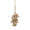 25" Gold Metal Cascading Cluster Decorative Bells